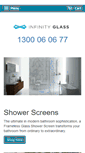 Mobile Screenshot of infinityglass.com.au