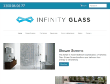 Tablet Screenshot of infinityglass.com.au